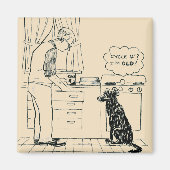 Hund wird älter magnet (Vorne)