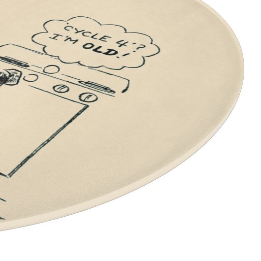 Hund wird älter schneidebrett (Ecke)