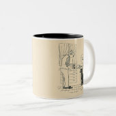 Hund wird älter zweifarbige tasse (VorderseiteRechts)