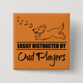 Hund wird leicht von Oud-Spielern abgelenkt Button (Vorderseite)