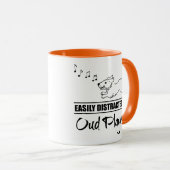 Hund wird leicht von Oud-Spielern abgelenkt Tasse (VorderseiteRechts)