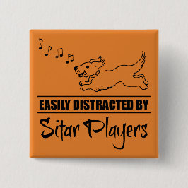 Hund wird leicht von Sitar-Spielern abgelenkt Button