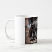Hund wünscht Happy Valentine's Day Coffee Tasse (Links)