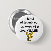 Hund Yeller Button (Vorne & Hinten)