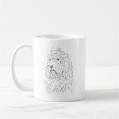 Hund zeichnet Kaffeetasse Cockapoo (Links)