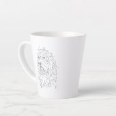 Hund zeichnet Kaffeetasse Cockapoo Milchtasse (Linke Ecke)