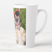 Hund zum Lachen 60. Geburtstag Milchtasse (Rechts)