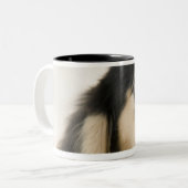 Hund Zweifarbige Tasse (Vorderseite Links)