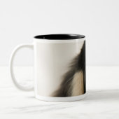 Hund Zweifarbige Tasse (Links)