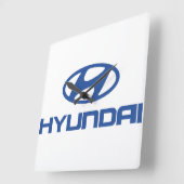 Hundai Quadratische Wanduhr (Winkel)