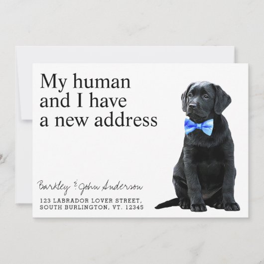 Hundbewegung im schwarzen Labor Ankündigung (Vorderseite)