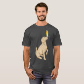 Hundbier Labrador Retriever Craft Biere T-Shirt (Vorne ganz)