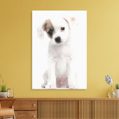 Hündchen (2 Monate alt) Leinwanddruck (Insitu (Wohnzimmer))