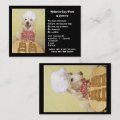 Hündchen-Bäckerei Visitenkarte (Vorne/Hinten)