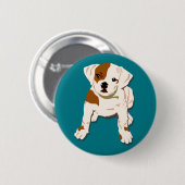 Hündchen Button (Vorne & Hinten)