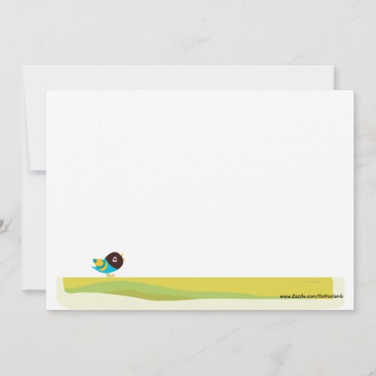 Hündchen-Einladung Einladung (Rückseite)