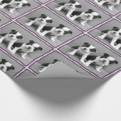 Hündchen-Geschenk-Packpapier Bostons Terrier Geschenkpapier (Ecke)