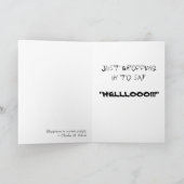 Hündchen hallo karte (Innenseite)