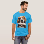 Hündchen Herz T-Shirt (Vorne ganz)