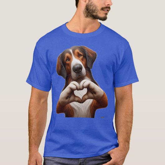 HÜNDCHEN Herz T-Shirt (Vorderseite)