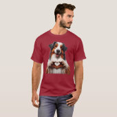 Hündchen Herz T-Shirt (Vorne ganz)