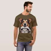 Hündchen Herz T-Shirt (Vorne ganz)