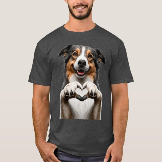 HÜNDCHEN Herz T-Shirt (Vorderseite)