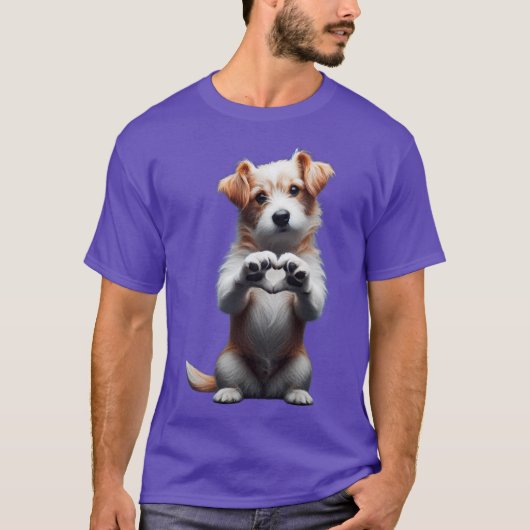 HÜNDCHEN Herz T-Shirt (Vorderseite)