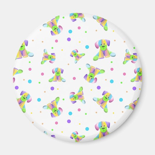 Hündchen-Hund-Hund-Hund-Hund-Hund-Hund-Hund-Hund-H Magnet (Vorne)