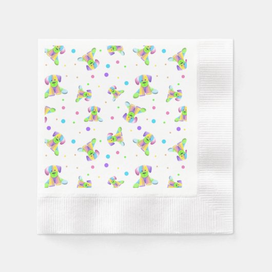 Hündchen-Hund-Hund-Hund-Hund-Hund-Hund-Hund-Hund-H Serviette (Vorderseite)