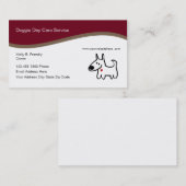 Hündchen-Kindertagesstätte Visitenkarte (Vorne/Hinten)