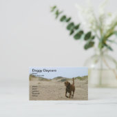 Hündchen-Kindertagesstätte Visitenkarte (Stehend Vorderseite)