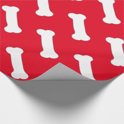 Hündchen-Knochen Geschenkpapier (Ecke)