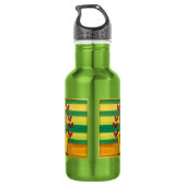 Hundchen "Kunst von Kindern" Edelstahlflasche (Rückseite)
