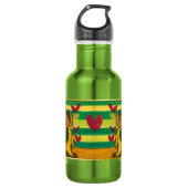 Hundchen "Kunst von Kindern" Edelstahlflasche (Vorderseite)
