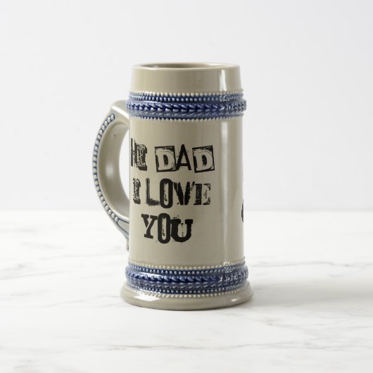 Hündchen-Liebe Bierglas (Vorderseite Links)