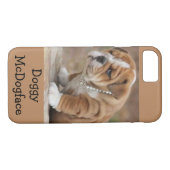 Hündchen McDogface Englisch-Bulldogge Case-Mate iPhone Hülle (Rückseite (Horizontal))
