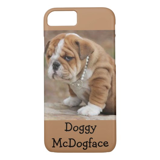 Hündchen McDogface Englisch-Bulldogge Case-Mate iPhone Hülle (Rückseite)