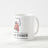 HÜNDCHEN-RESTAURANT GetränkeTasse Kaffeetasse (VorderseiteRechts)