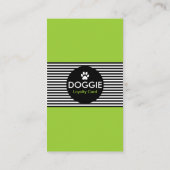 HÜNDCHEN-Streifen-Briefmarkenkarte Treuekarte (Rückseite)