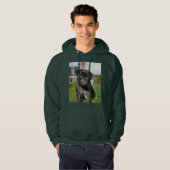 Hündchen-T - Shirt für Schwarzen Mops (Vorne ganz)