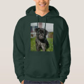 Hündchen-T - Shirt für Schwarzen Mops (Vorderseite)