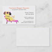 Hündchen-Tagesbetreuung-Visitenkarte Visitenkarte (Vorne/Hinten)