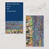 Hündchen-TagesVisitenkarten Visitenkarte (Vorne/Hinten)