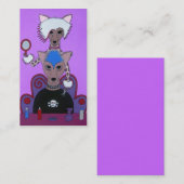 Hündchen taten Visitenkarten Visitenkarte (Vorne/Hinten)