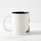 Hündchen Zweifarbige Tasse (Links)