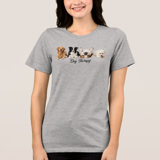 Hunde 2 Tri-Blend shirt (Vorderseite)