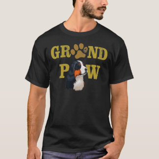 Hunde 365 Bernese Mountain Paw Grandpaw Großvater  T-Shirt