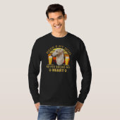 Hunde 365 Bier & Borzoi Hund brach nie mein Herz T-Shirt (Vorne ganz)
