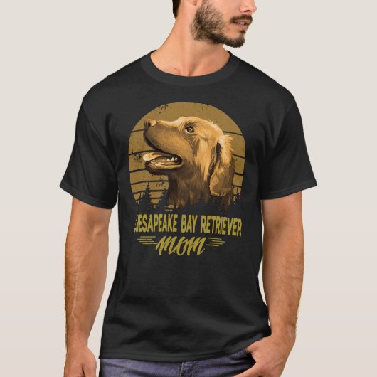 Hunde 365 Chesapeake Bay Retriever Mama Hunde Gesc T-Shirt (Vorderseite)